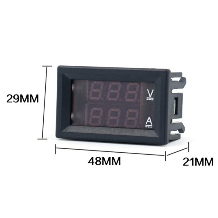 Dual-Display Voltage Current Meter Digital DC Voltage Meter Reluova