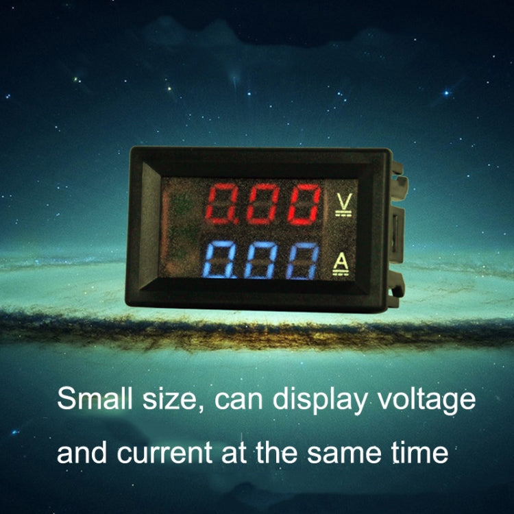 Dual-Display Voltage Current Meter Digital DC Voltage Meter