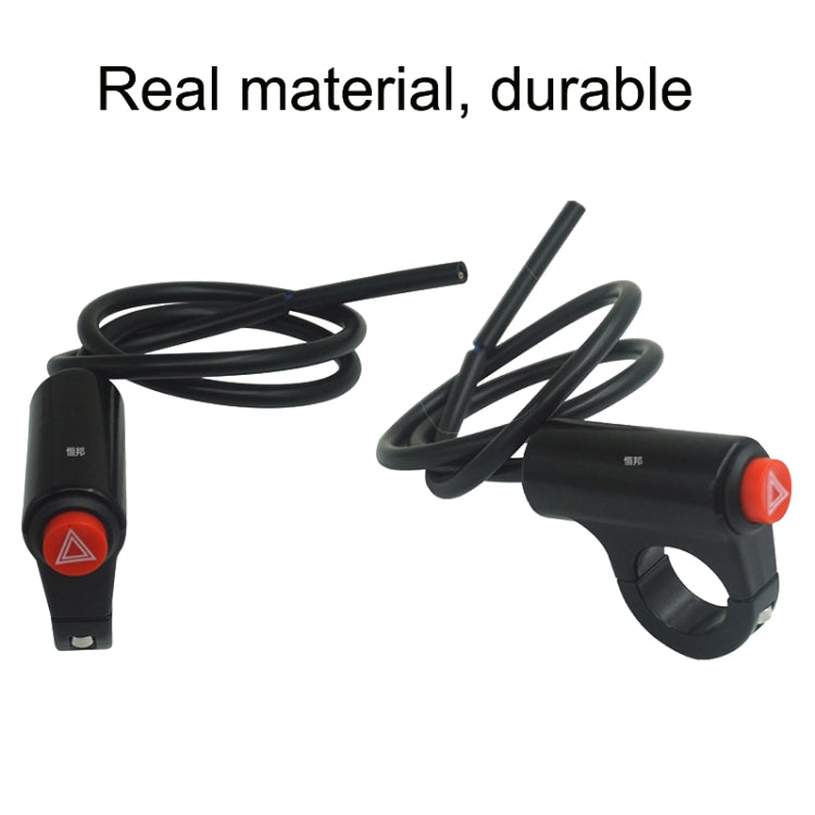 2PCS KG-037E Motorcycle Double Flash Warning Switch Retrofit Accessories ÎҵÄÉ̵ê