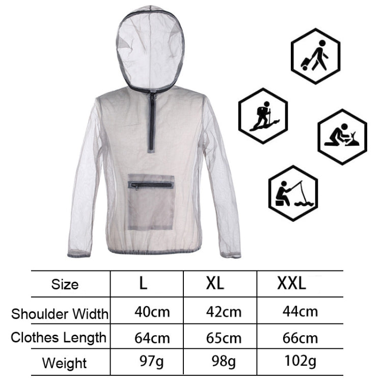 Jungle Expedition Breathable Insect-proof Jacket With Hood Anti-bite Mesh Gauze Cloth My Store