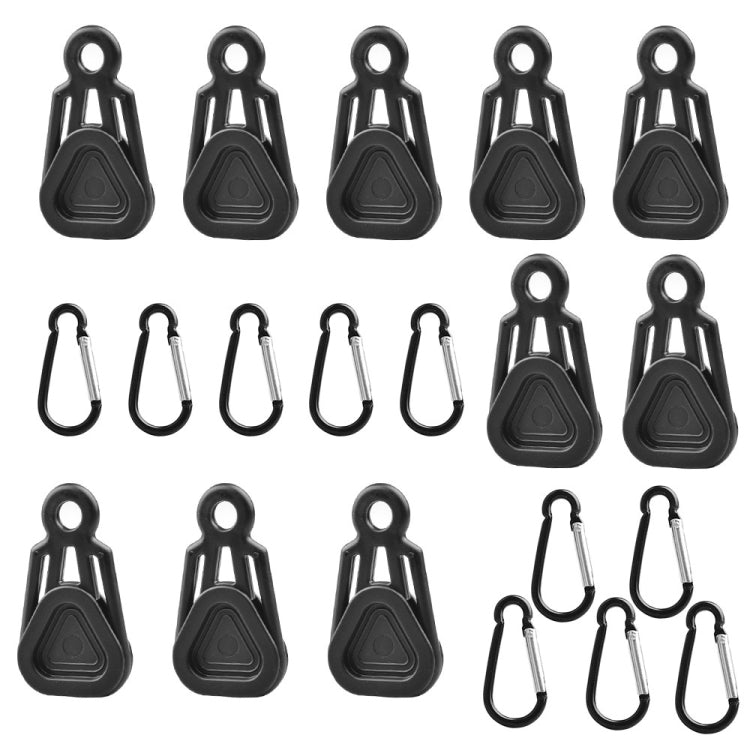 10 PCS Awning Banner Tarpaulin Plastic Clip Field Camping Mountaineering Tent Clip