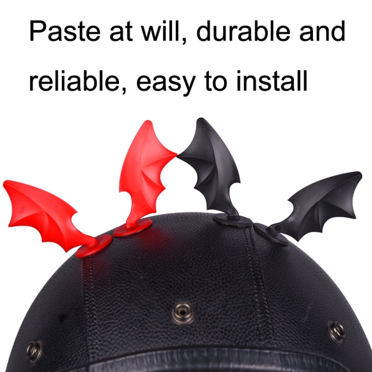 2pcs /Pair Motorcycle Helmet Devil Sucker Decoration, Style: ÎҵÄÉ̵ê