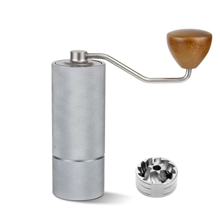 CNC Stainless Steel Hand Crank Coffee Bean Grinder Reluova