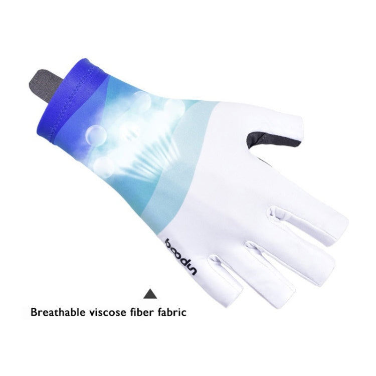 BOONUN P101251 Summer Outdoor Half Finger Silicone Non-Slip Fishing Gloves Reluova