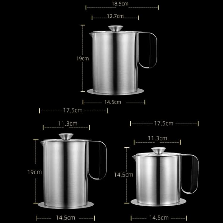 Household 304 Stainless Steel Large Capacity Oil Separator Pot Reluova