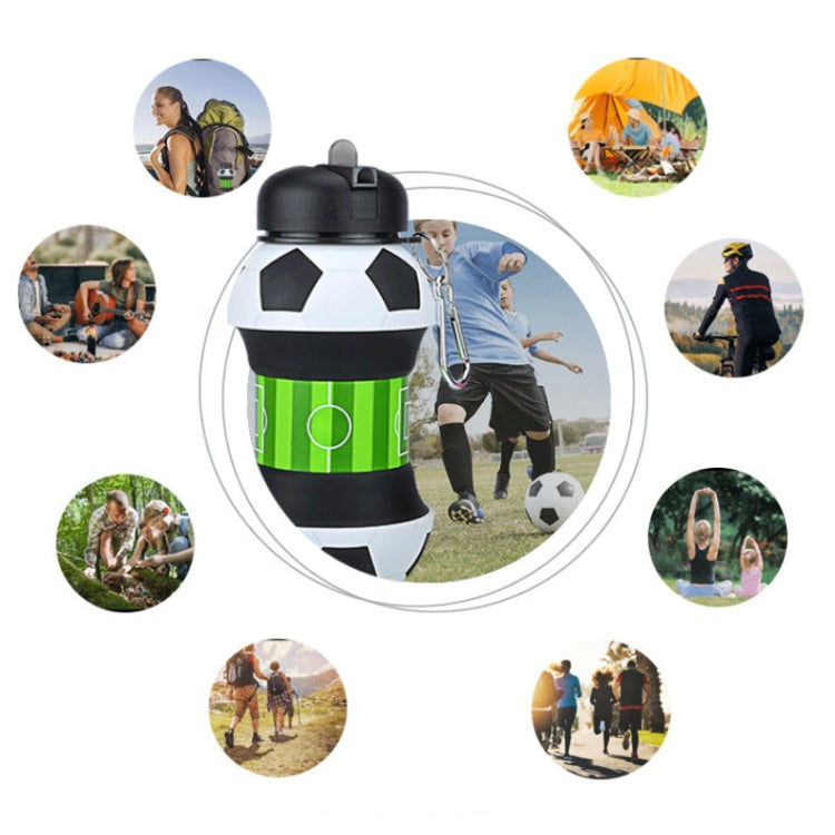 Outdoor Sports Anti-fall Water Bottle Portable Leak-proof Silicone Folding Cup, Shape: Reluova