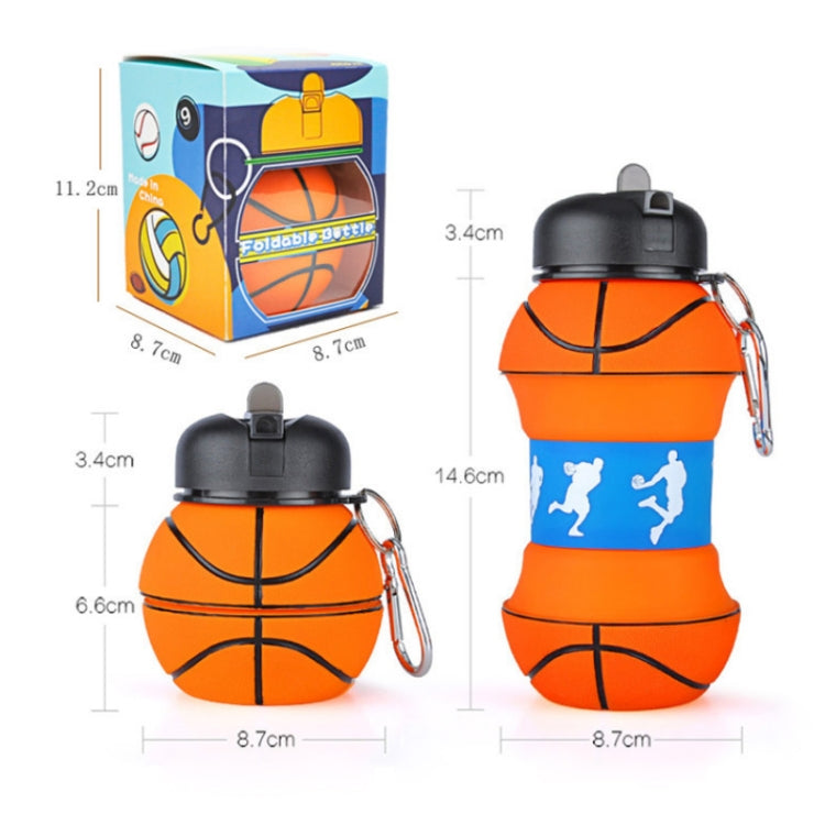 Outdoor Sports Anti-fall Water Bottle Portable Leak-proof Silicone Folding Cup, Shape: Reluova