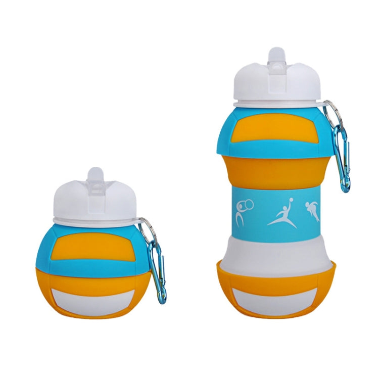 Outdoor Sports Anti-fall Water Bottle Portable Leak-proof Silicone Folding Cup, Shape: Reluova