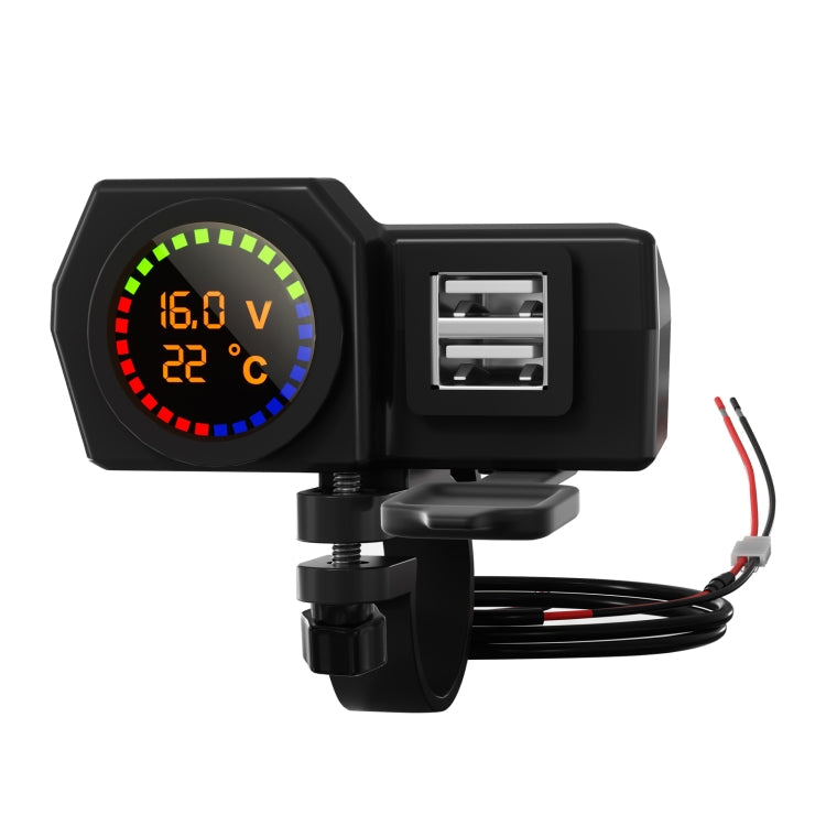 WUPP CS-1747A1 Motorcycle Voltage Temperature Digital Display Double USB Phone Charger ÎҵÄÉ̵ê