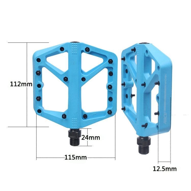 RACEWORK RK66 Mountain Bike Nylon Fiber Pedals Reluova