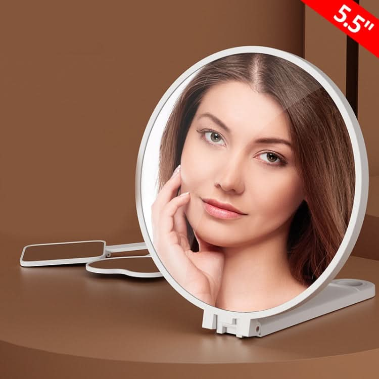 Handheld Small Mirror Portable Folding Mini Pocket Makeup Mirror Reluova