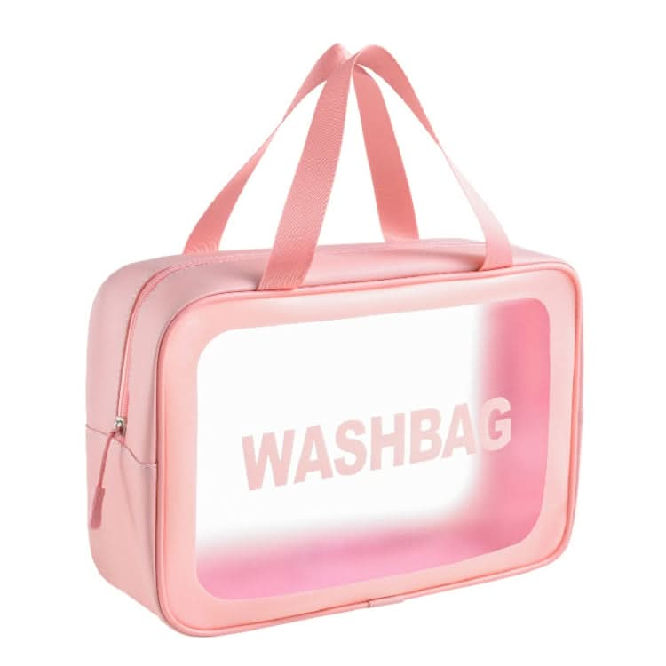 PVC Transparent Waterproof Portable Cosmetic Bag, Size: Reluova