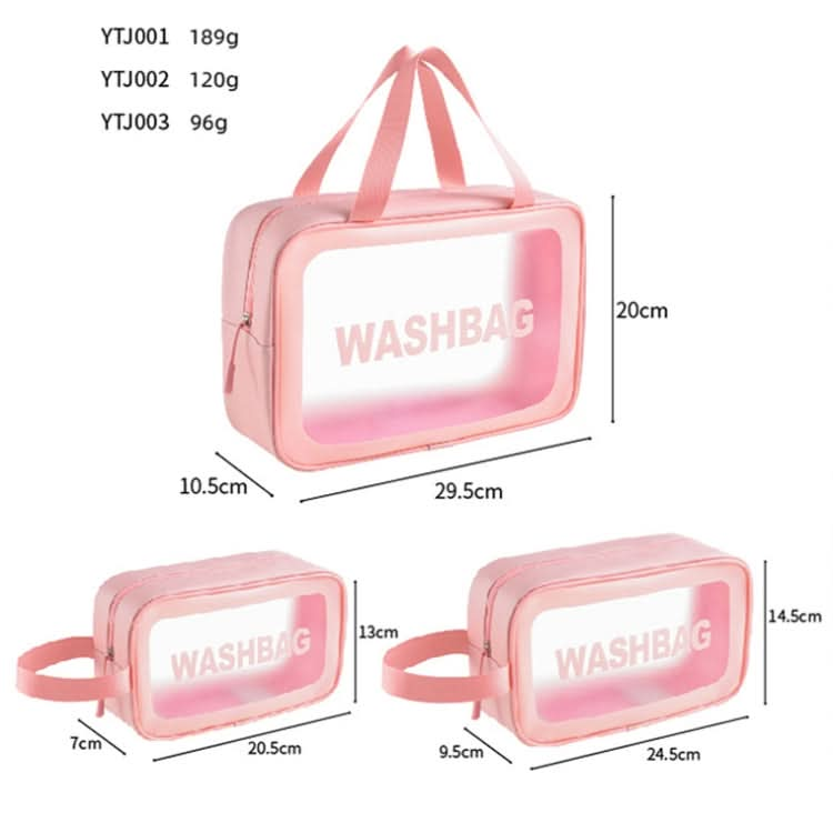 PVC Transparent Waterproof Portable Cosmetic Bag, Size: Reluova