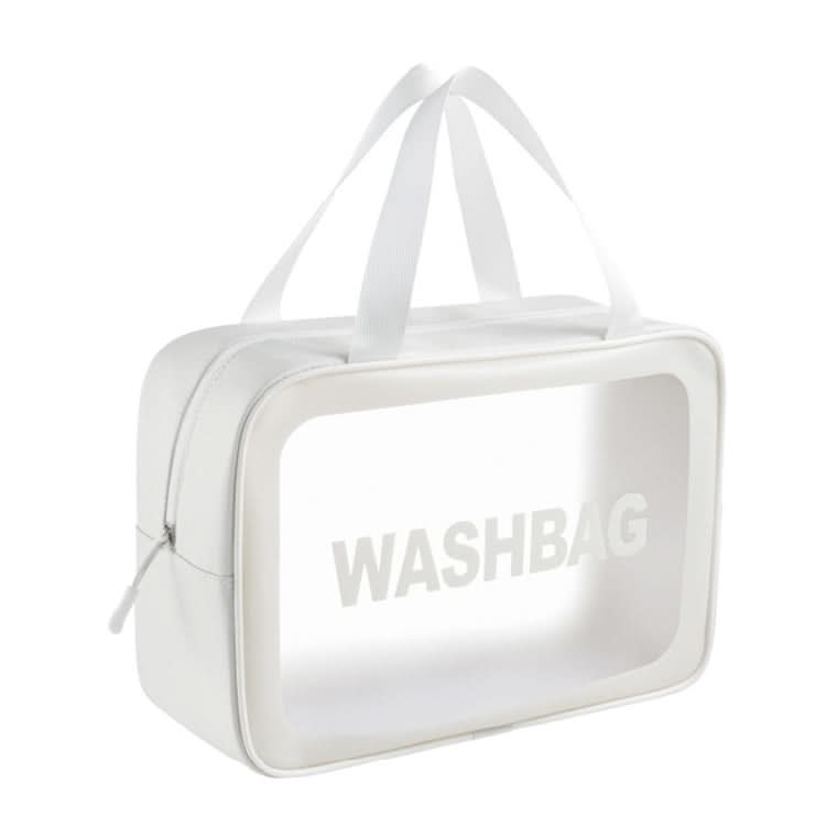 PVC Transparent Waterproof Portable Cosmetic Bag, Size: Reluova