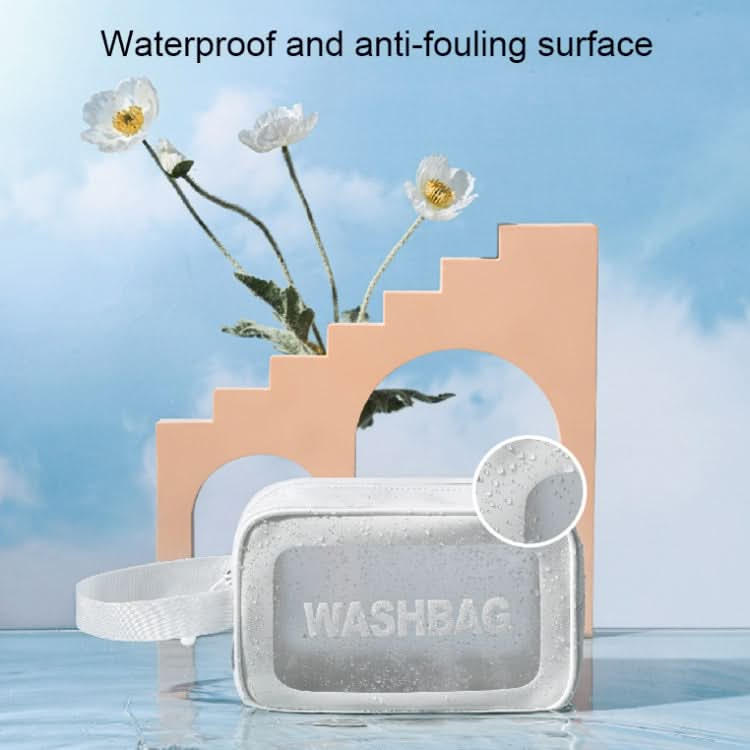 PVC Transparent Waterproof Portable Cosmetic Bag, Size: Reluova