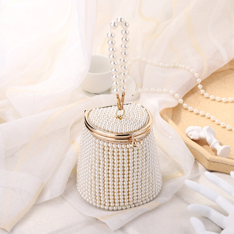 Pearl Evening Bag Mini Tote Pearl Bucket Bag My Store