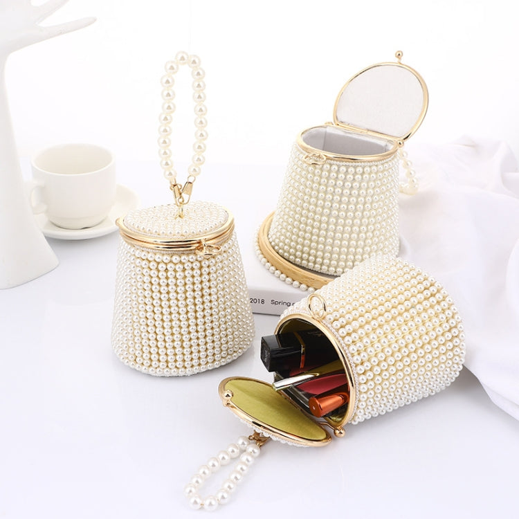 Pearl Evening Bag Mini Tote Pearl Bucket Bag My Store