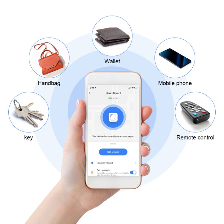 Wallet Key Finder Two Way Bluetooth Intelligent Anti-lost Device Reluova