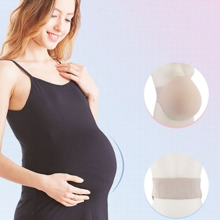 Memory Foam Pregnant Women Props Lightweight Breathable Simulation Fake Belly Reluova