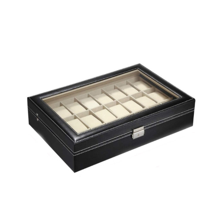 24 Bit PU Leather Watch Storage Box Display Box-Reluova