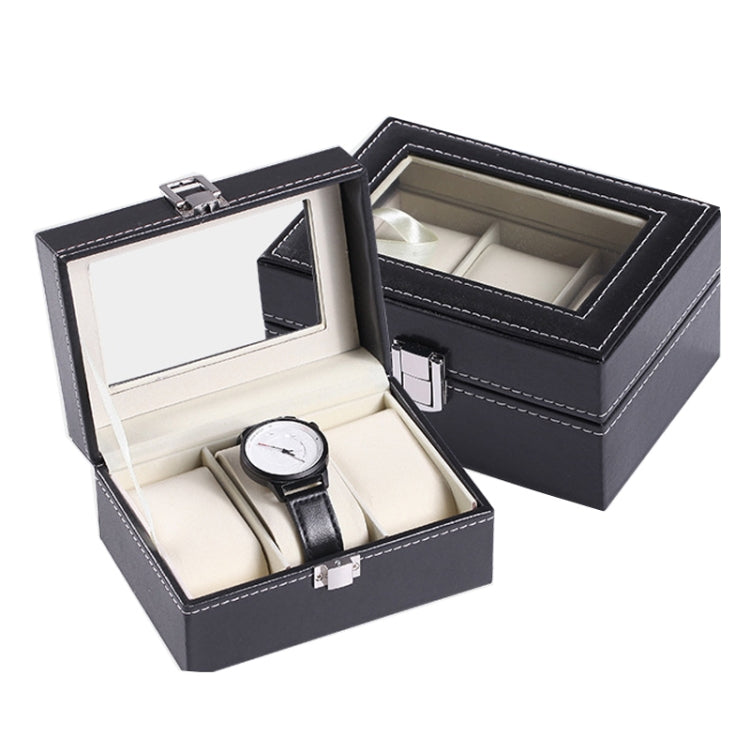 3 Bit PU Leather Watch Storage Box Display Box-Reluova