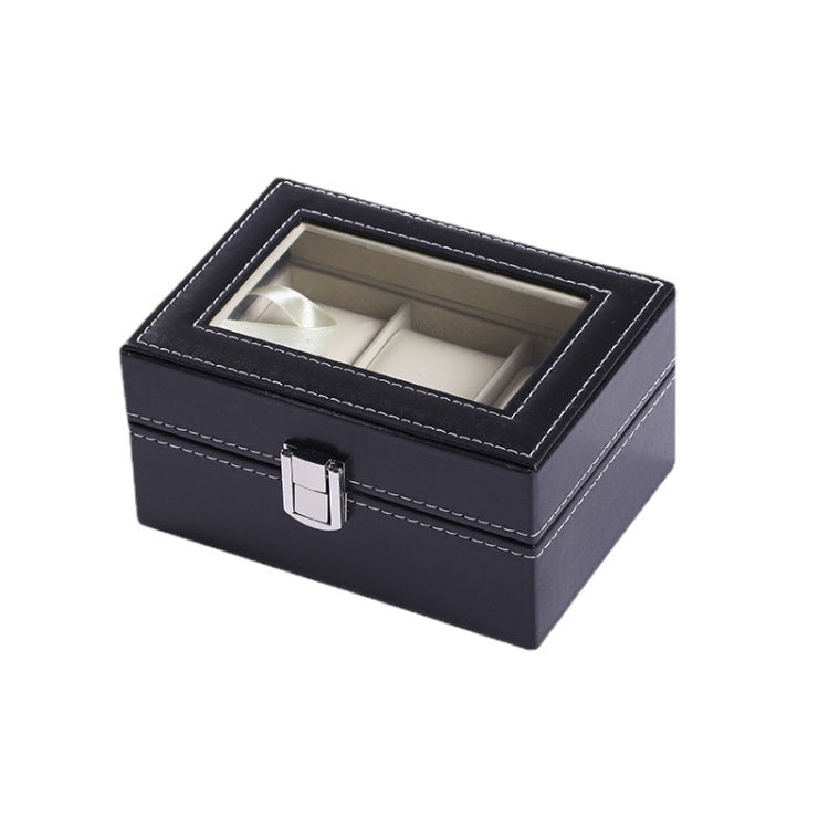 3 Bit PU Leather Watch Storage Box Display Box