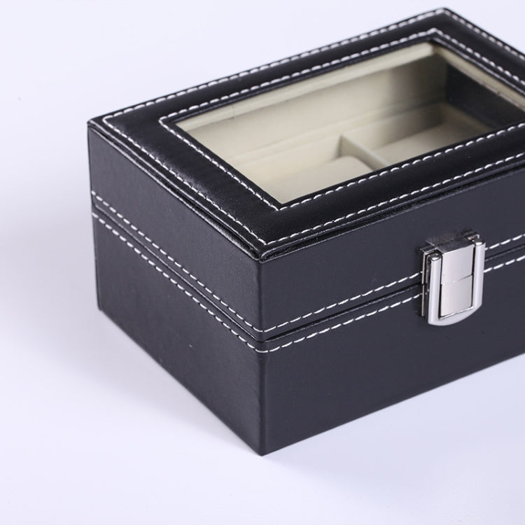 3 Bit PU Leather Watch Storage Box Display Box