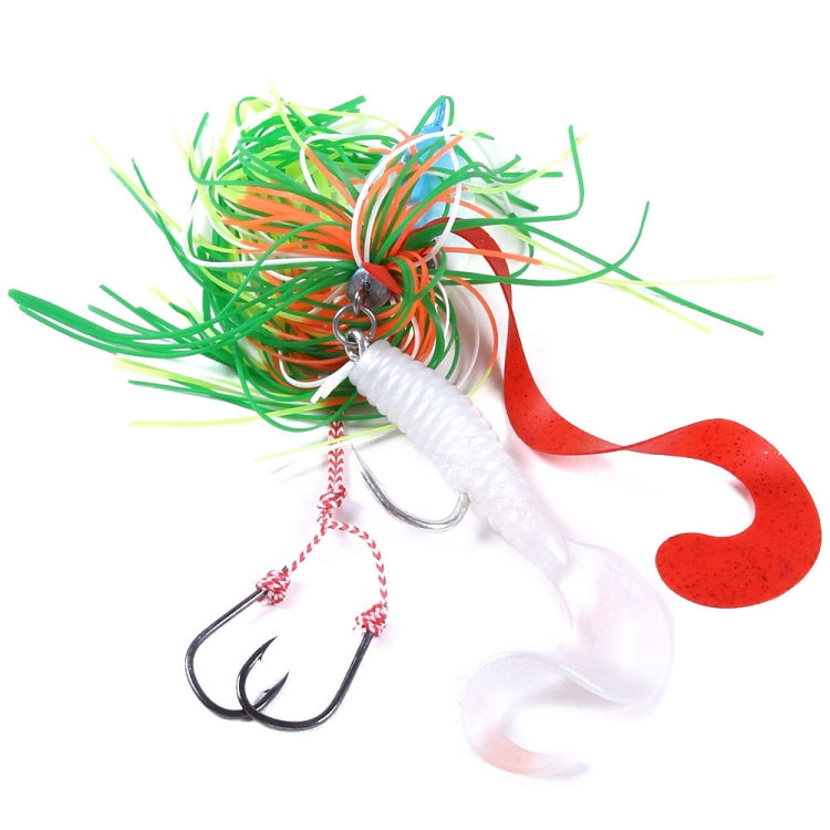 HENGJIA JIG Fish Head Beard Lead Hook