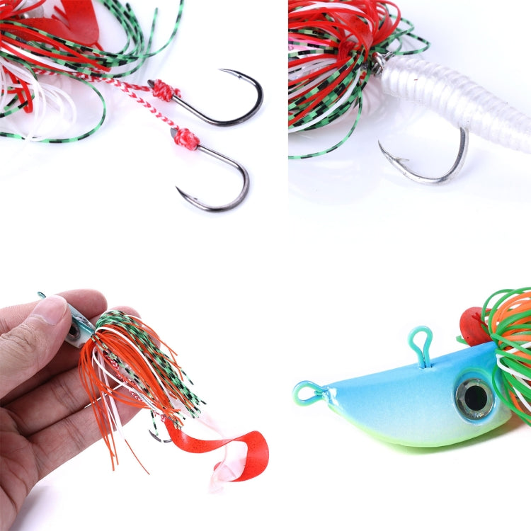 HENGJIA JIG Fish Head Beard Lead Hook