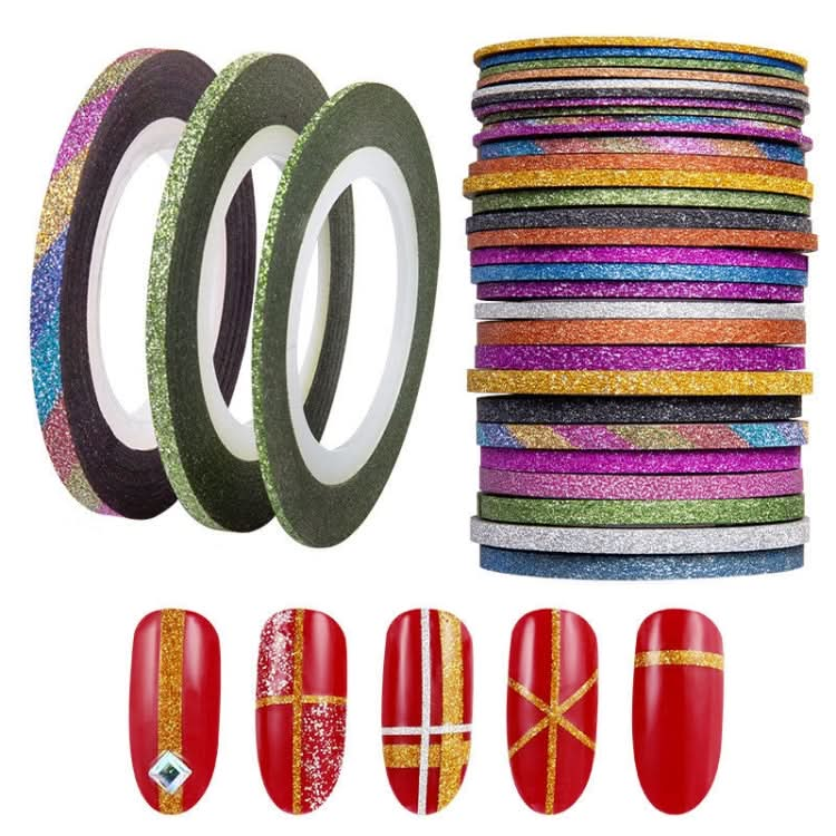 Sticky Shiny Nail Art Decorative Coil With Adhesive, Specification: Matte 3mm 10 Color Reluova