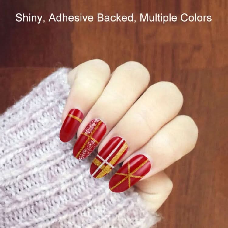 Sticky Shiny Nail Art Decorative Coil With Adhesive, Specification: Matte 3mm 10 Color Reluova