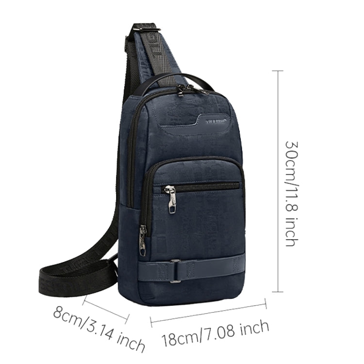 Tigernu T-S8183 Men Leisure Sports Chest Bag Waterproof Multi-Function Messenger Bag Reluova