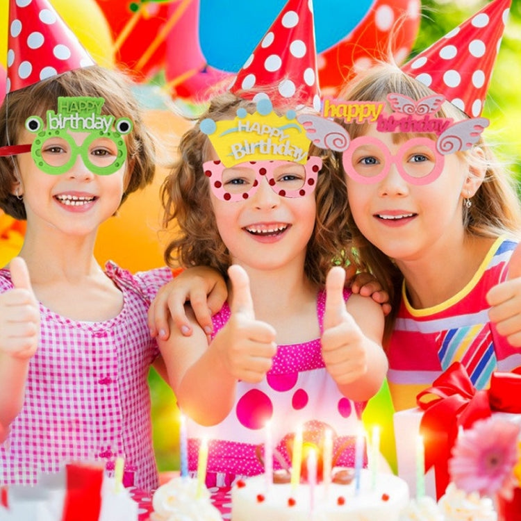 2 PCS Funny Glasses Birthday Party Cartoon Decoration Photo Props, Shape: