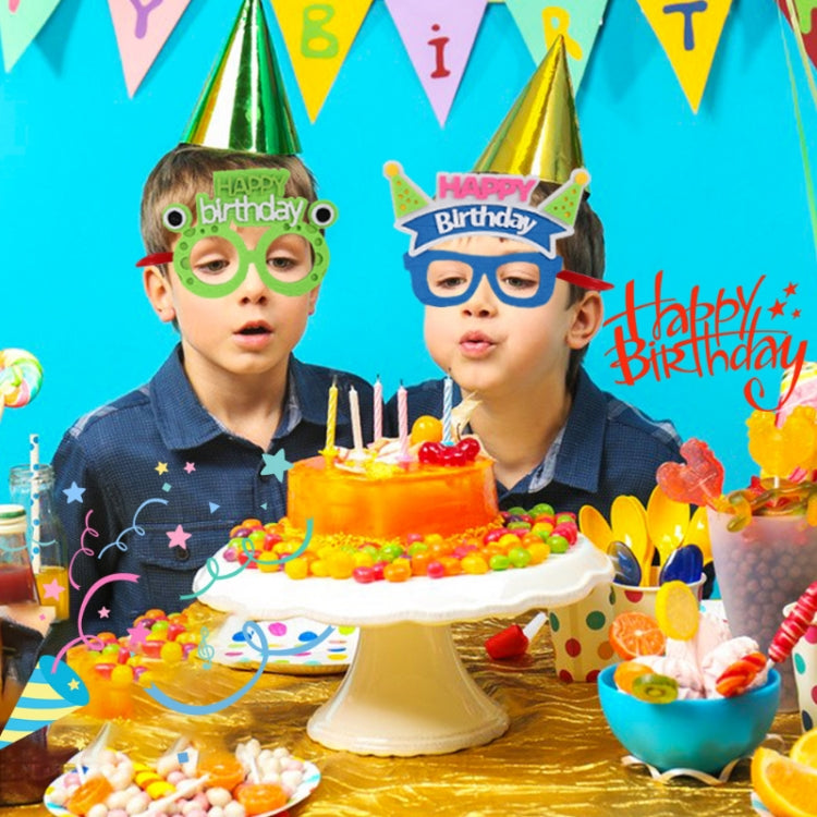 2 PCS Funny Glasses Birthday Party Cartoon Decoration Photo Props, Shape: