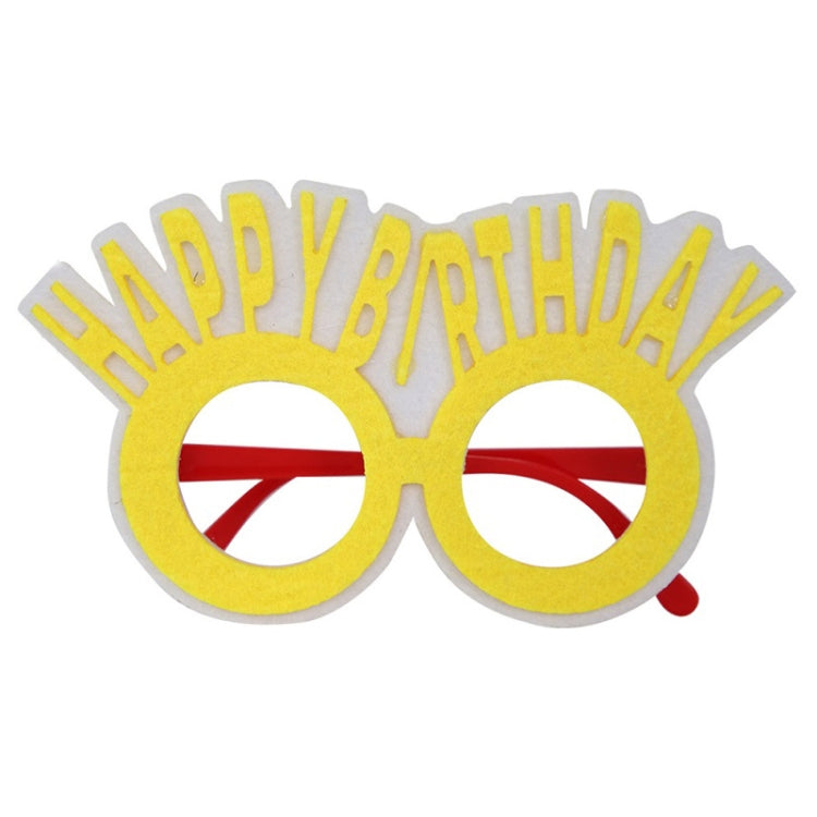 2 PCS Funny Glasses Birthday Party Cartoon Decoration Photo Props, Shape:-Reluova