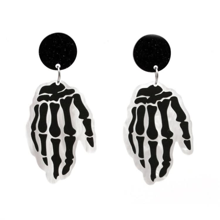 Halloween Acrylic Earrings Personality Festive Jewelry, Style: E000173 Love Reluova