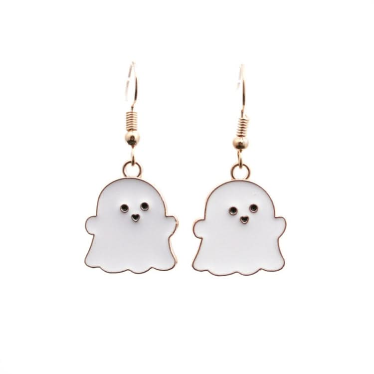 Halloween Jewelry Alloy Ghost Earrings Necklace Reluova