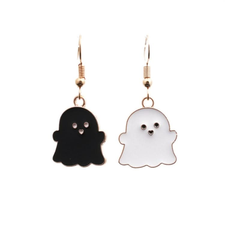 Halloween Jewelry Alloy Ghost Earrings Necklace Reluova