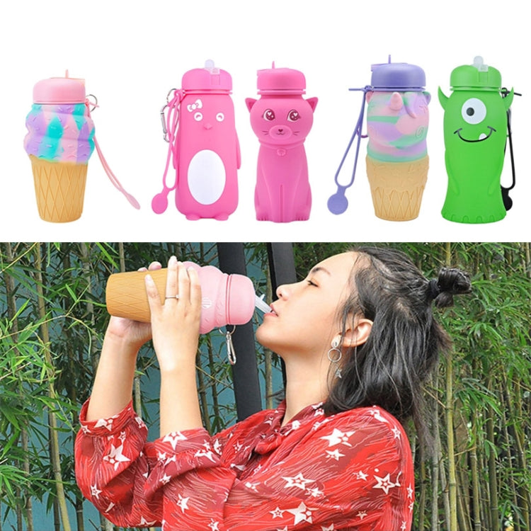 Cute Cartoon Foldable Sports Water Bottle Reluova