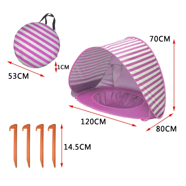 Baby Beach Tent With Pool Portable Foldable Sunshelter