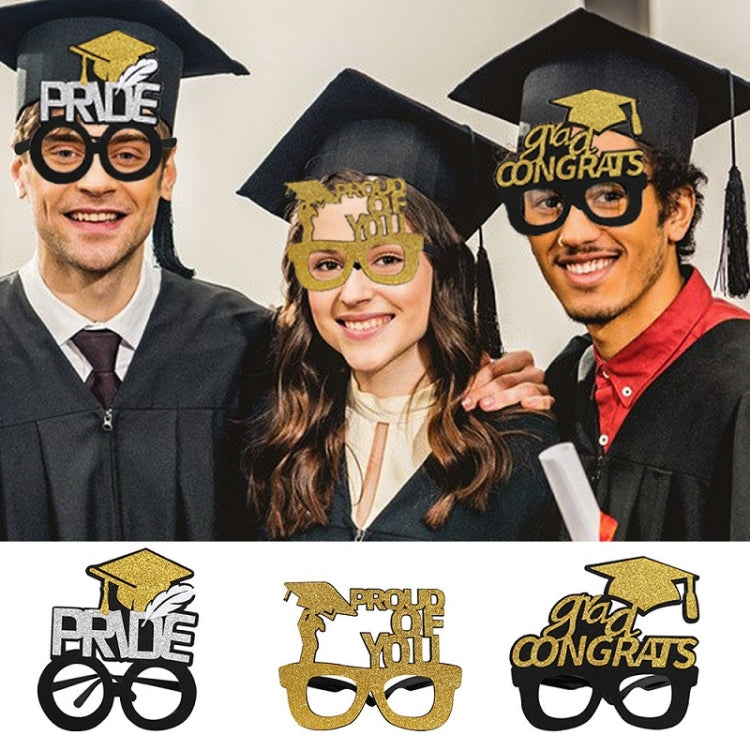 3 PCS Graduation Season Photo Props School Party Funny Glasses, Shape: