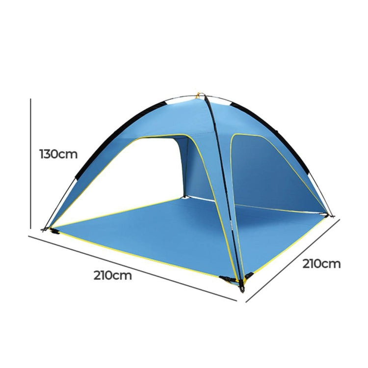 3 Sides Ventilated Spacious Outdoor Big Tent Sunscreen Rainproof Tent,Style: Reluova