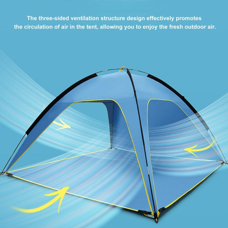 3 Sides Ventilated Spacious Outdoor Big Tent Sunscreen Rainproof Tent,Style: