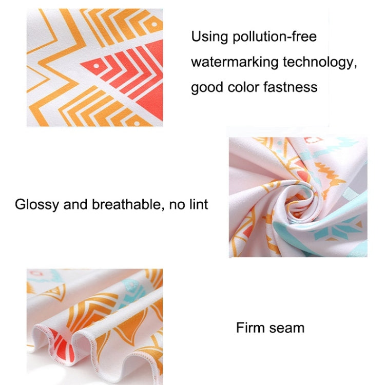 Printed Solid Color Beach Vacation Swimming Bath Towel Beach Towel