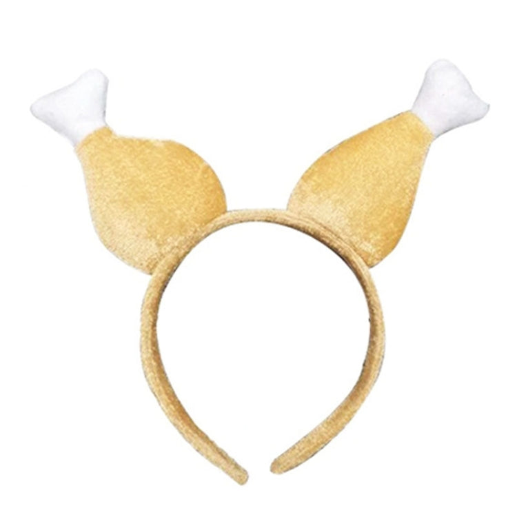 Thanksgiving Chicken Legs Headband Head Buckle Party Props, Style: Spring