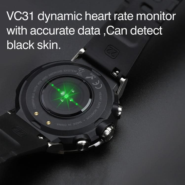 K28H 1.32 Inch Heart Rate/Blood Pressure/Blood Oxygen Monitoring Watch