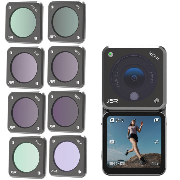 JUNESTAR Action Camera Filters For DJI Action 2,Style: