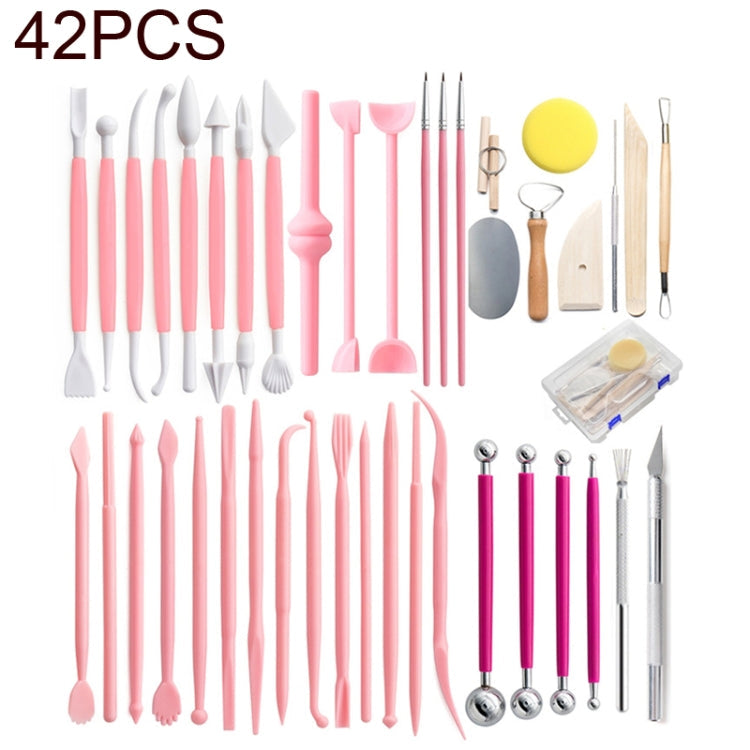 42 In 1 Clay Tool Hook Line Pen Pottery Carving Knife Set My Store