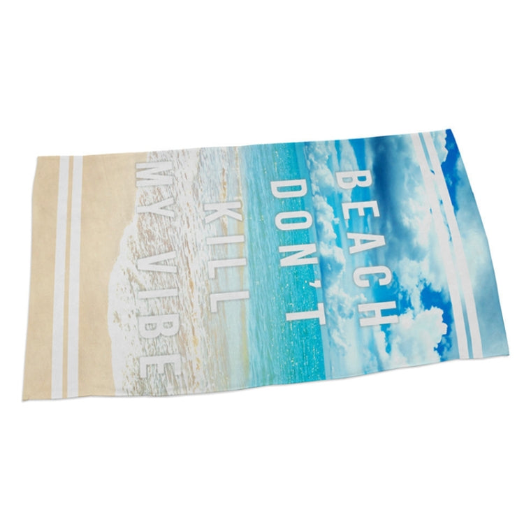 Active Printed Beach Towel Fashion 3D Digital Printed Bath Towel