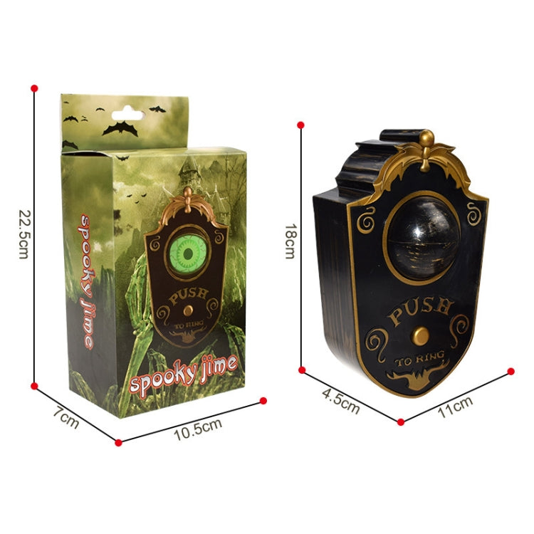 Halloween One-eyed Doorbell Glowing Horror Sound Decoration Pendant